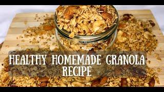 Healthy Granola |Homemade Granola Recipe| Easy & Healthy Granola Recipe|Vegan Granola