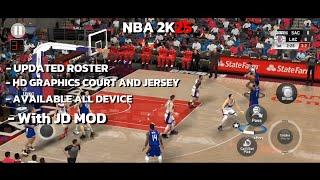 NEW UPDATE NBA 2K20-2K25 MOD ANDROID GAMEPLAY BY RY2K | UPDATED ROSTER | HD GRAPHICS COURT ANDJERSEY