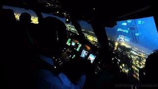 Night Landing: Final Approach into Accra, Ghana / DGAA