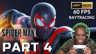 SPIDERMAN MILES MORALES PS5 Gameplay Walkthrough Part 4 - Full Game