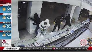 Jewelry store smash and grab caught on camera in Concord