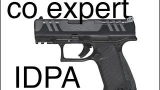WALTHER PDP F-SERIES. IDPA CLASSIFICATION.  CO division. EXPERT.