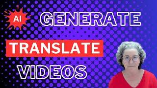 Translate a Video Presentation into Multiple Languages