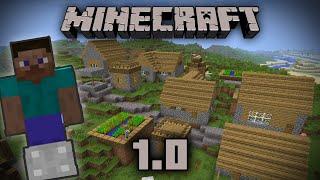 Майнкрафт v1.0 // Мой первый летсплей + Первое видео // Minecraft Let's Play #1