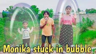 Monika Stuck in bubble 🫧  | comedy video | funny video | Prabhu sarala lifestyle