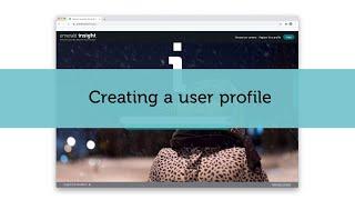 Emerald Insight: How can I personalise my experience with a user profile?