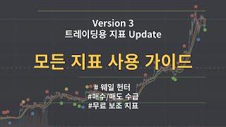 지표 사용 가이드(웨일헌터/청산라인/오더블럭, 매수/매도 지표)