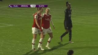 Vivianne Miedema: 3 goals HATTRICK, UWCL, Arsenal - SK Slavia Praha