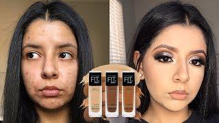 FULL COVERAGE FRIDAY: *DRUGSTORE FOUNDATION* MAYBELLINE FIT ME MATTE + PORELESS FOUNDATION