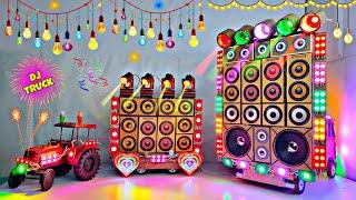 Mini Dj Truck loading At-New Home by cardboard making dj truck and light dj toy eicher dj big Dj