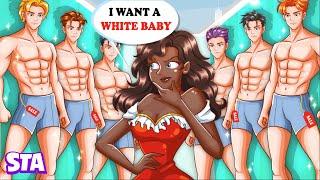 Black Girl Hire White Man For White Baby | Storytales Animated