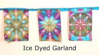 How to Dye a Party Garland