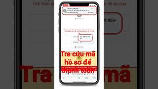 Cách tra cứu mã hồ sơ trên Cổng dịch vụ công #shorts