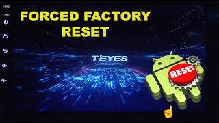 Teyes Australia - Performing Hard Factory Reset Teyes CC3 CC2