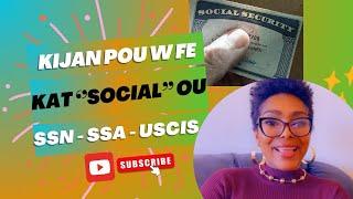 KAT SEKIRITE SOSYAL - men kòman pou w aplike ak jwenn kat sosyal ou Etazini | Social Secury Card USA