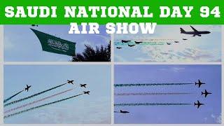 Saudi National Day Air Show 2024 | Saudi National Day celebration