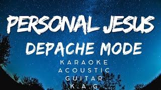 Depache Mode - Personal Jesus (Karaoke Acoustic Guitar KAG)#karaoke #lyrics #songslyrics