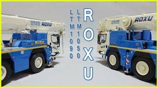 1/50 WSI LIEBHERR LTM1050-3.1 & LTM1090-4.2 GRUAS ROXU crane model 01-1700, 51-2044 크레인모형 중장비모형