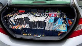 Stuffing 1,000+ Video Games Into My Car