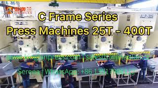 C Frame Series Press Stamping Line Production / Production Videos in Customer Plants