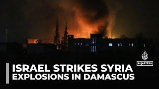 Israel bombards Syria as opposition seeks to form a new government