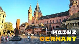 Mainz City center Walking Tour: History, Culture, and Charm | Mainz, Germany | 4K