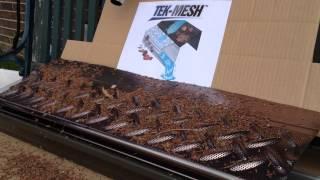 TEK-MESH Advanced Gutter Protection - Spruce Needles Demo