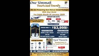 Semi Deluxe 15 Days Umrah Package Price Only ₹83,999/-