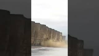 Incredible 150ft cliff fall on the Jurassic Coast