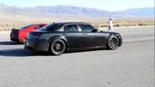 600 HP Chrysler 300C VS. Modded GTR w Straight pipes