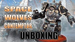 Space Wolves Forge World Contemptor Dreadnought: Unboxed