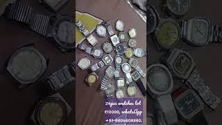 #forsale #vintagewatches #watchlots #working watches few needs servicing, seiko, ricoh ₹10k .