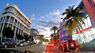 Driving Around South Beach, Miami Beach, Florida | MacArthur Causeway