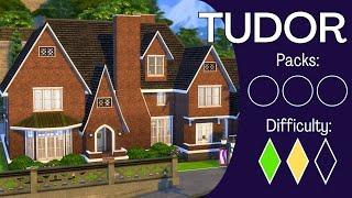 How To Build an AMERICAN TUDOR Like a Nerd - Base Game In-Depth Sims 4 Building Tutorial