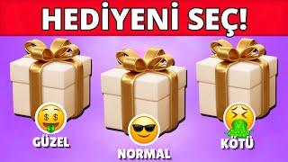 Hediyeni Seç!  ŞANSINI TEST ET  Güzel, Normal veya Kötü Kutu 