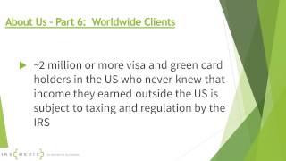 IRSMedic.com helps worldwide clients solve IRS tax issues