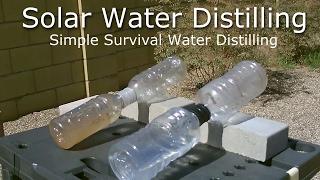 DIY Solar Water Distiller! - Simple Solar Water Distilling - Easy DIY (for survival/SHTF)