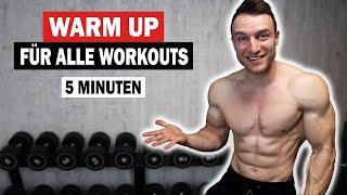 5 Minuten Ganzkörper Warm Up für alle Workouts | Sascha Huber