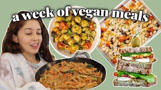 A Week of *Realistic* Vegan Lunches 