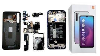 Разбираем смартфон Redmi Note 8 teardown smartphone