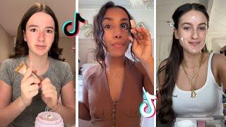 Makeup Tutorial Tiktok Compilation - GRWM  ( Get Ready With Me ) ️(Skincare, Makeup, Outfits) 1462