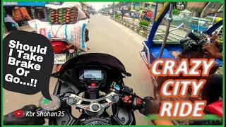 CRAZY CITY RIDE || CITY RIDE WITH RTR 2V RIDER