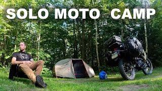 Solo Moto Camping in New Hampshire