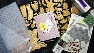 Spellbinders February 2025 Deluxe Caboodle Unboxing! All Kits! Cute Chick Card Tutorial!