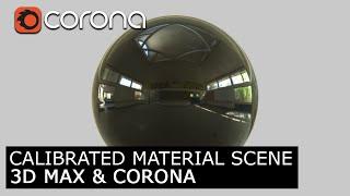 Calibrated Material Scene 3Ds Max & Corona Render | Visualization architecture tutorial