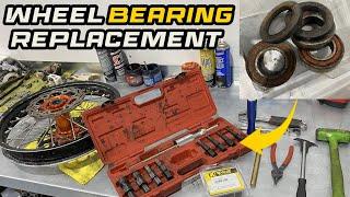 Dirt Bike Wheel Bearing Replacement