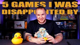 5 Games I Was Disappointed By - (Quackalope Review)