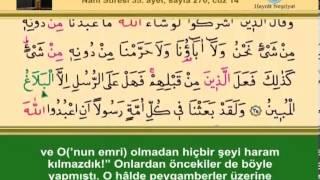 Kur'ân-ı Kerim, 14.Cüz - İshak Danış