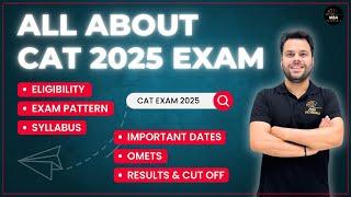 CAT 2025 | CAT 2025 Exam, Eligibility, Syllabus, Exam Pattern | Udit Sir | MBA Pathshala #cat2025