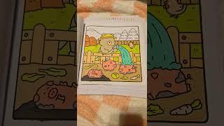 Color with me in Coco Wyo Comfy Days! #shorts #caliart #pastel #cocowyocoloringbook  #comfydays